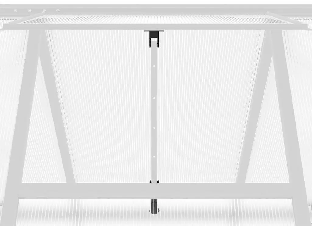Sera de gradina VidaXL 4005828 169x169x195 (Silver) - 6