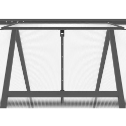Sera de gradina VidaXL 4005830 169x169x195 (Anthracite) Thumb