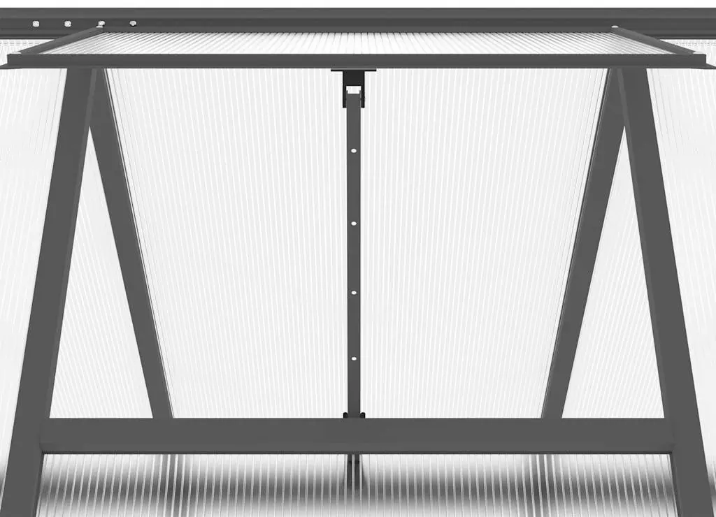 Sera de gradina VidaXL 4005830 169x169x195 (Anthracite) - 6