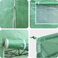 Sera de gradina VidaXL 42006641 200x200x300 (Green) Thumb