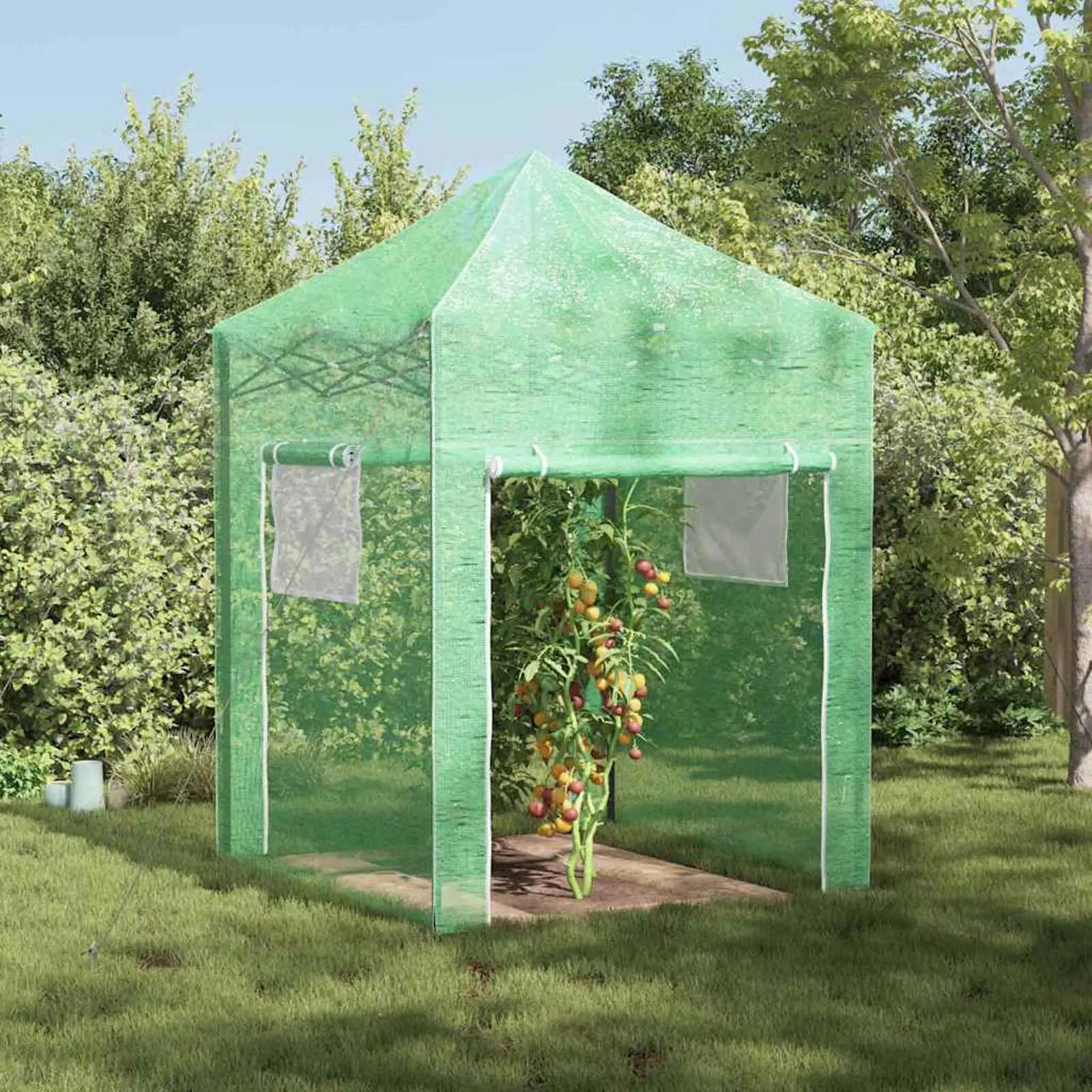 Sera de gradina VidaXL 42006641 200x200x300 (Green) - 9