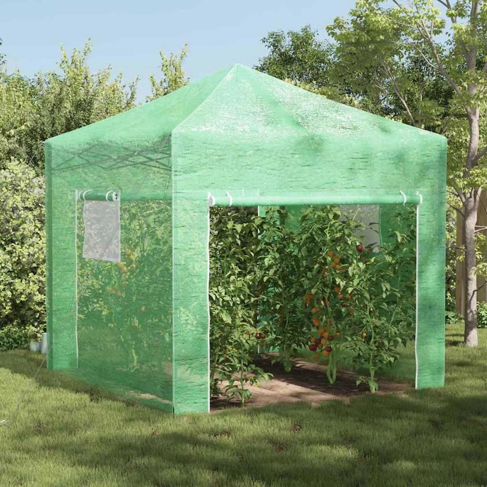 Sera de gradina VidaXL 42006643 290x290x315 (Green) - 10