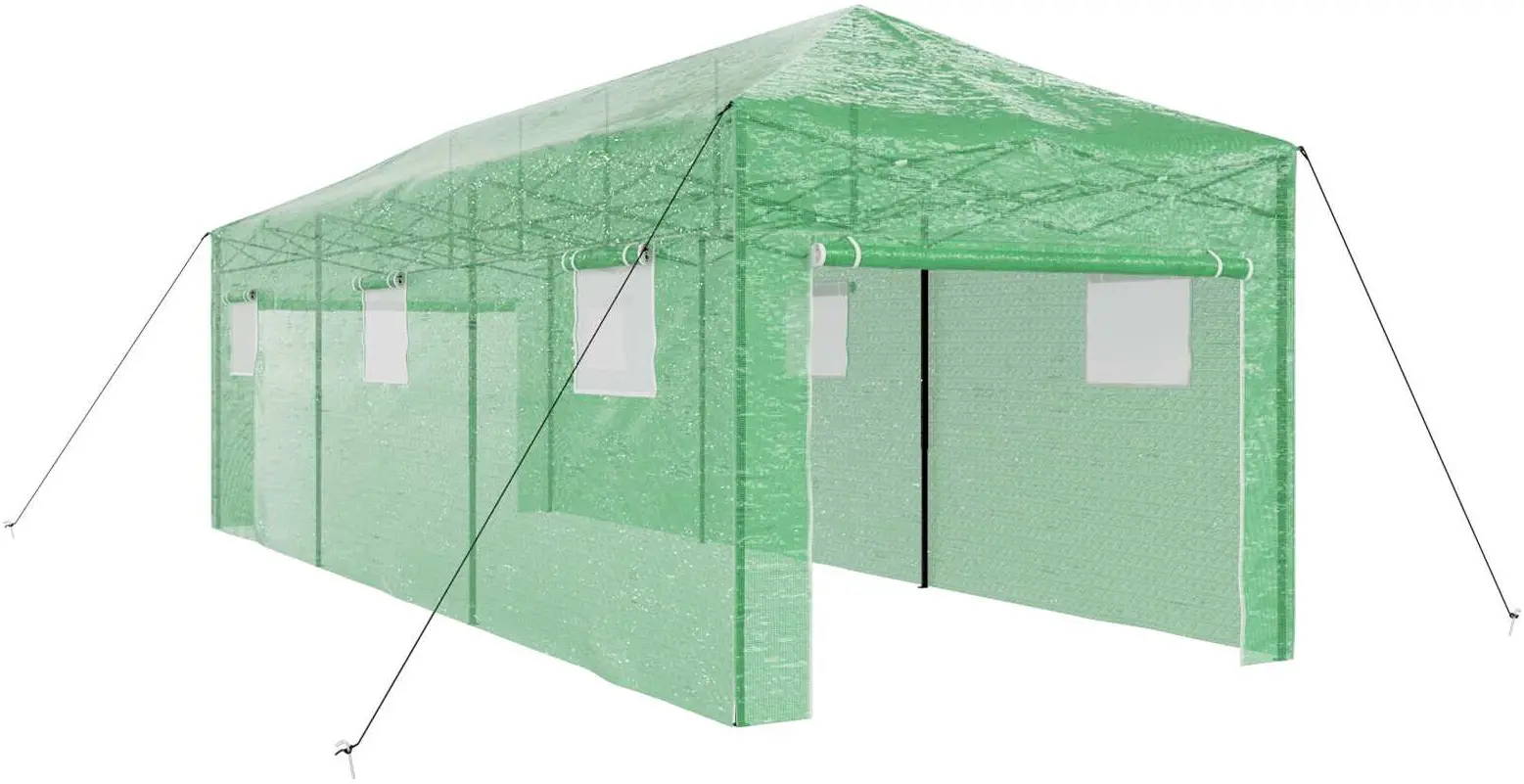 Sera de gradina VidaXL 42006646 290x870x315 (Green)