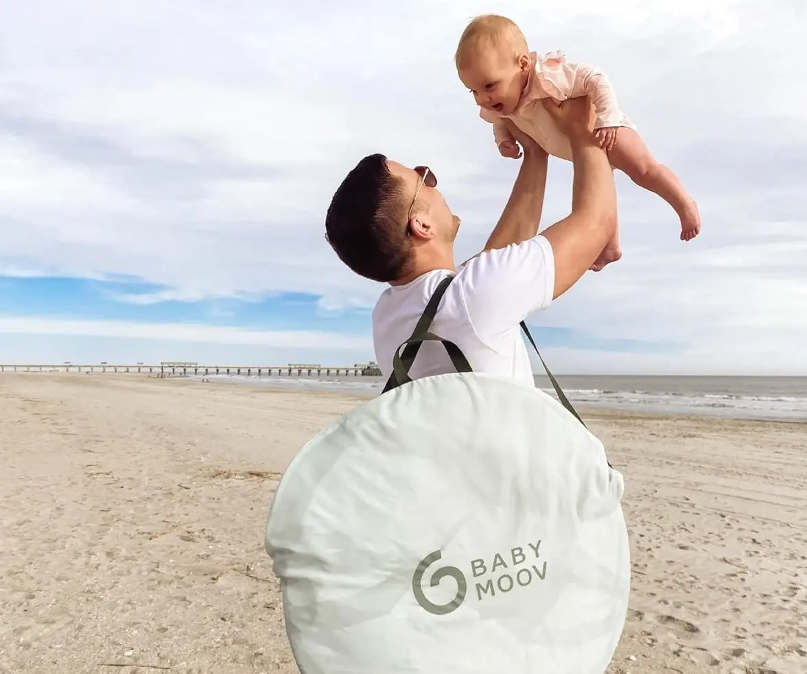 Детская пляжная палатка Babymoov Moov&Protect A038219 (Green Lagoon) - 6
