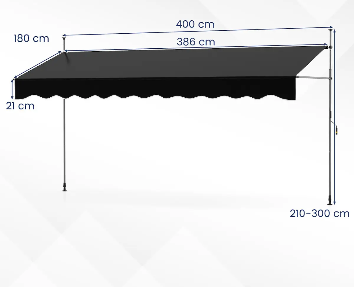 Copertina Costway NP12435BK (Black) - 2