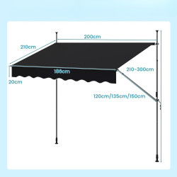 Copertina Costway NP12436BK (Black) Thumb