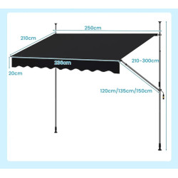 Copertina Costway NP12437BK (Black) Thumb