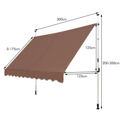 Copertina Costway OP70316CF (Brown) Thumb