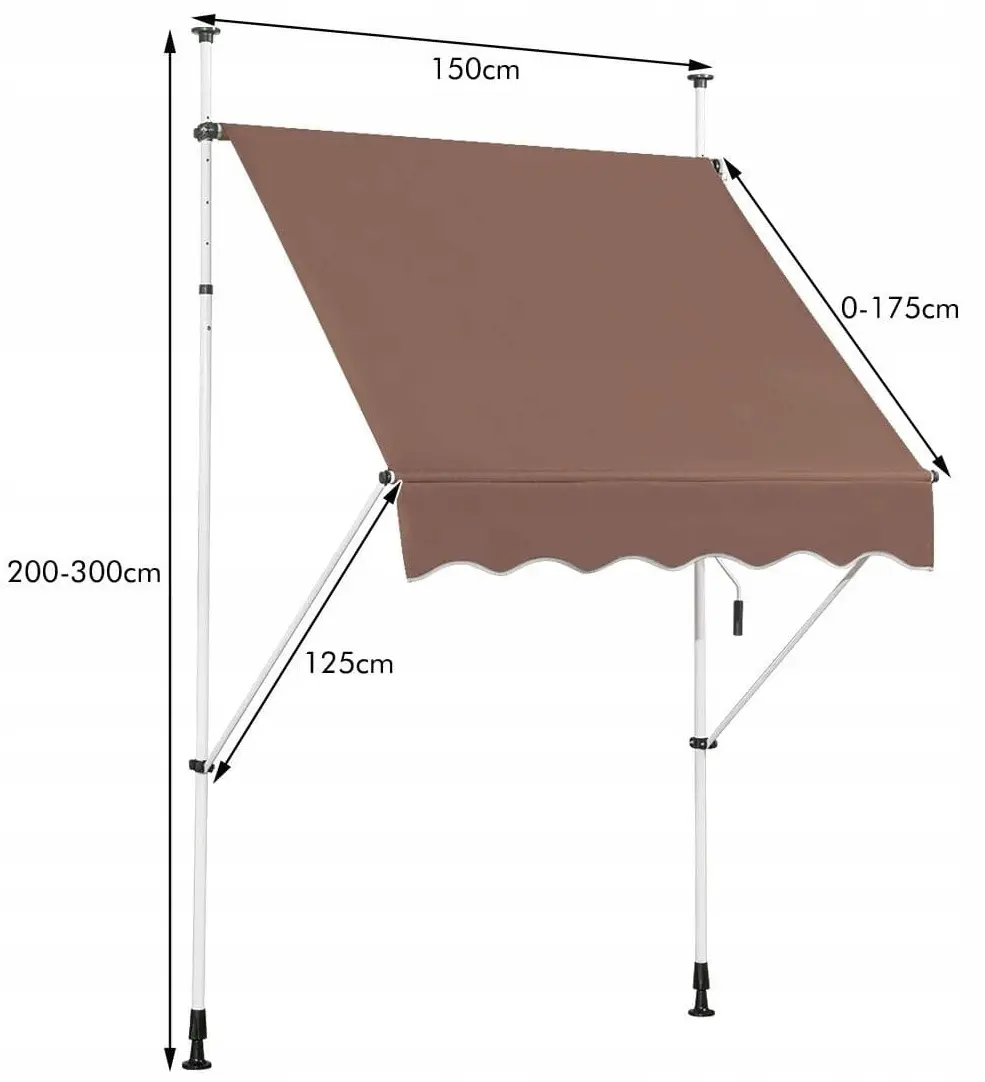 Copertina Costway OP70318CF (Brown) - 2