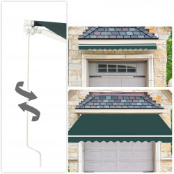 Copertina retractabila Costway NP11203LS (Green) Thumb