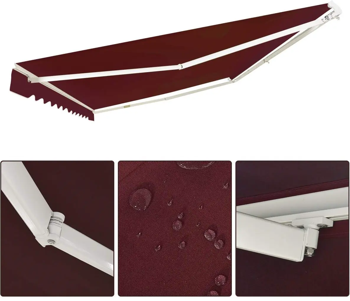 Copertina retractabila Costway NP11203WN (Red) - 3