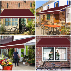 Copertina retractabila Costway NP11203WN (Red) Thumb