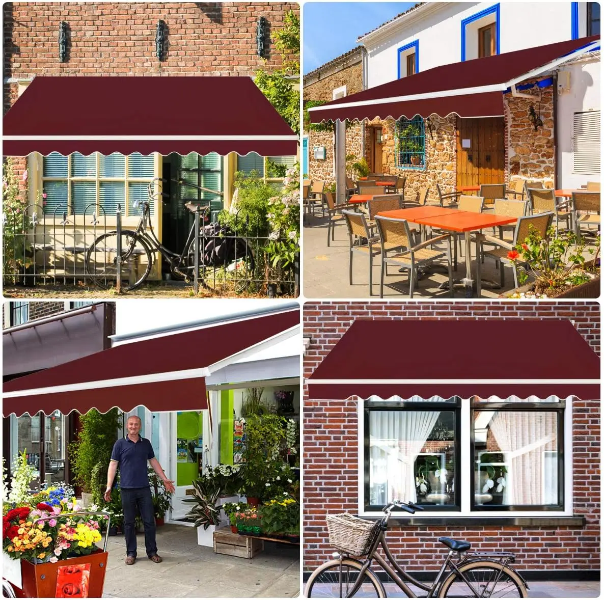 Copertina retractabila Costway NP11203WN (Red) - 4