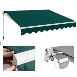Copertina retractabila Costway OP70368LS (Green) Thumb
