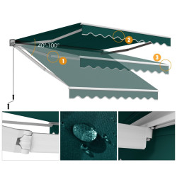 Copertina retractabila Costway OP70368LS (Green) Thumb