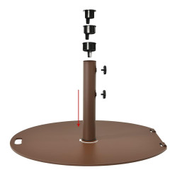 Suport pentru umbrela Costway NP10825 (Brown) Thumb