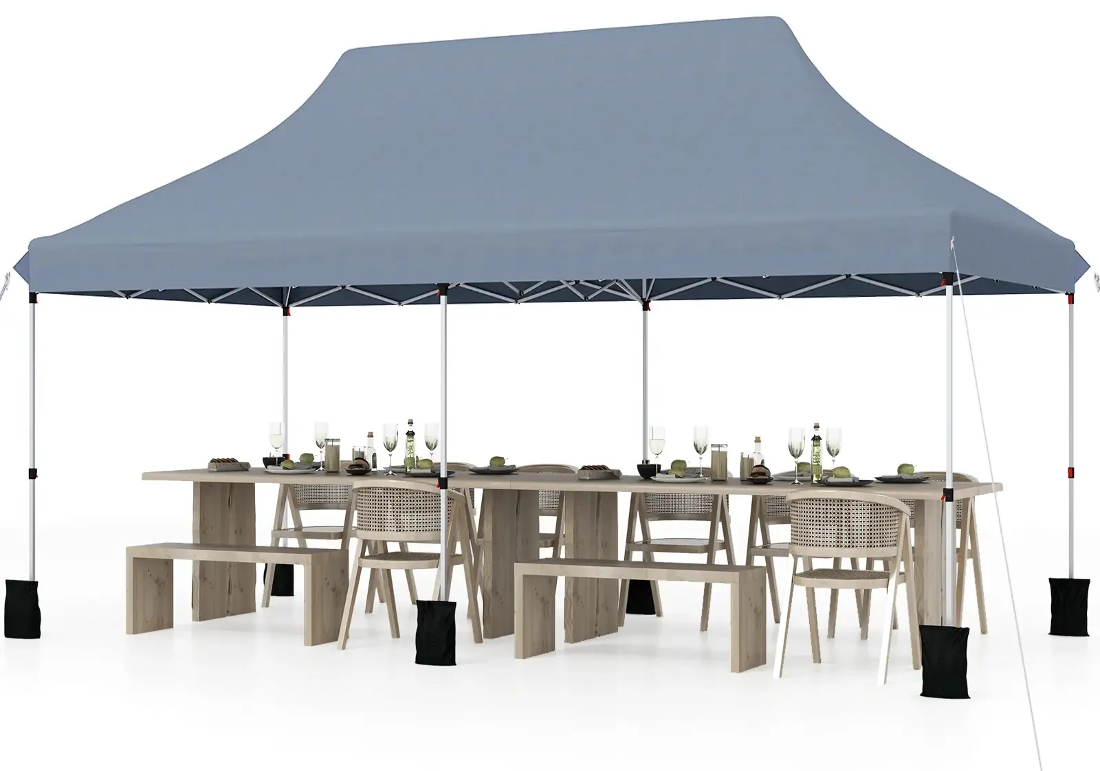 Садовый павильон Costway NP12122GR (Grey) - 2