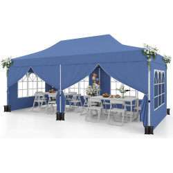 Садовый павильон Costway NP12123BL (Blue) Thumb