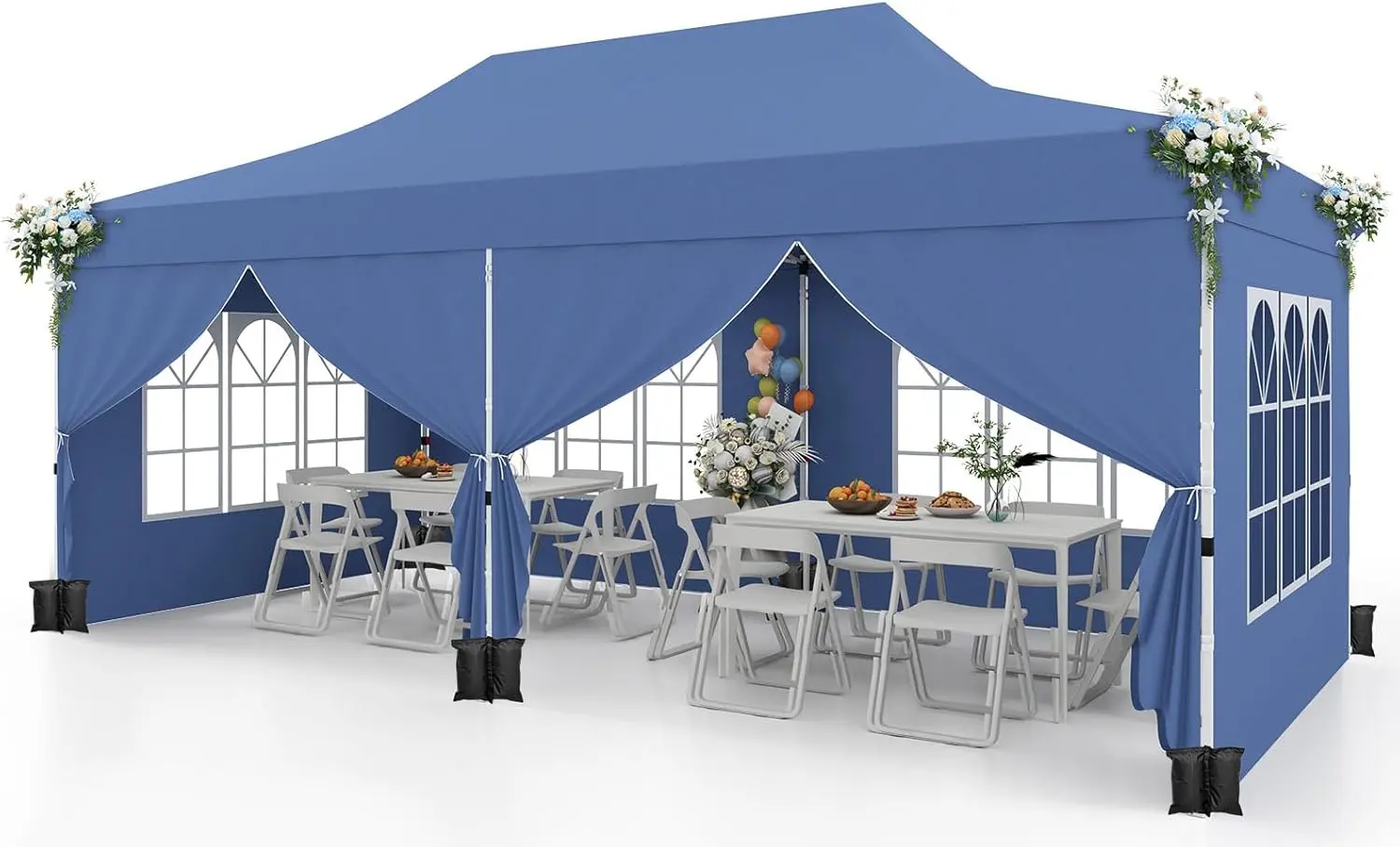 Садовый павильон Costway NP12123BL (Blue) - 2