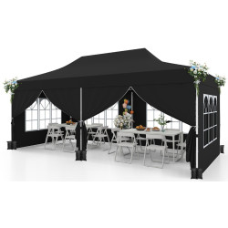 Садовый павильон Costway NP12123DK (Black) Thumb