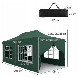 Садовый павильон Costway NP12123GN (Green) Thumb