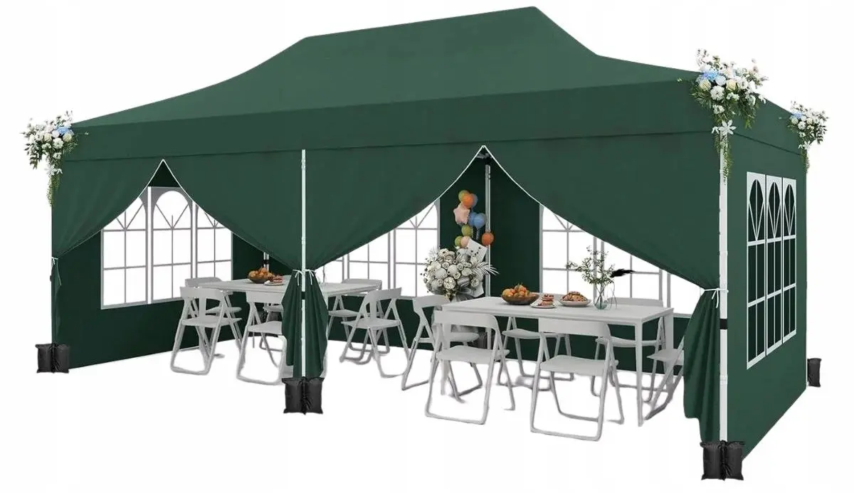 Садовый павильон Costway NP12123GN (Green) - 2