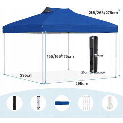 Pavilion de gradina Costway NP12377BL (Blue) Thumb