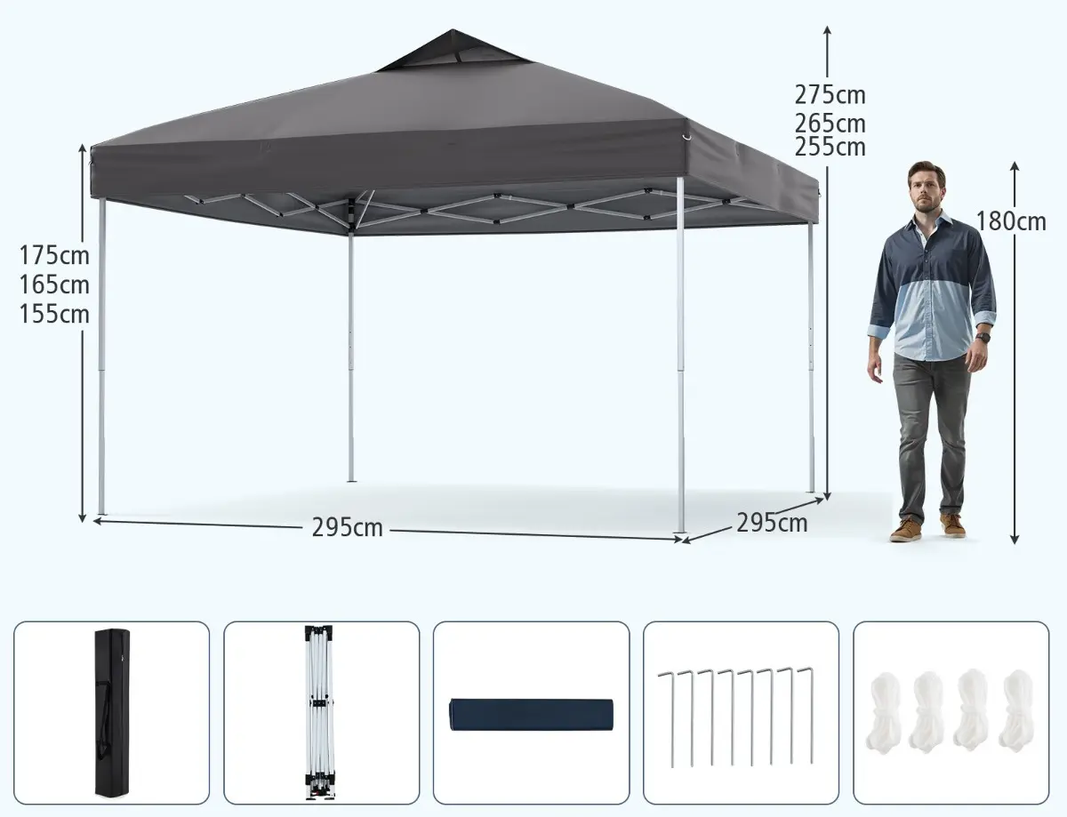 Садовый павильон Costway NP12377GR (Brown) - 2