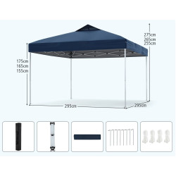 Pavilion de gradina Costway NP12377NY (Blue) Thumb