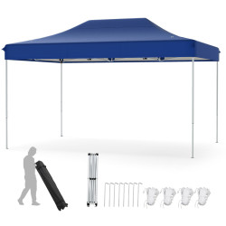 Садовый павильон Costway NP12380NY 3x4.5 (Blue) Thumb