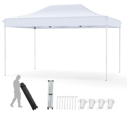 Садовый павильон Costway NP12380WH (White) Thumb