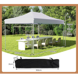 Садовый павильон Costway NP12380WH (White) Thumb