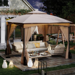 Pavilion de gradina Costway NP12543SA (Beige) Thumb