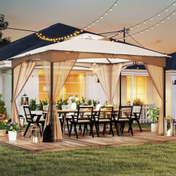 Pavilion de gradina Costway NP12544SA (Beige) Thumb