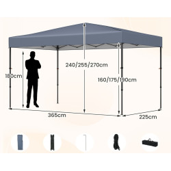 Садовый павильон Costway NP12554GR (Grey) Thumb