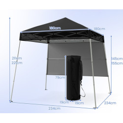 Садовый павильон Costway NP12555DK (Black) Thumb