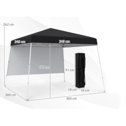 Садовый павильон Costway NP12556DK (Black) Thumb