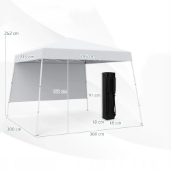 Садовый павильон Costway NP12556WH (White) Thumb