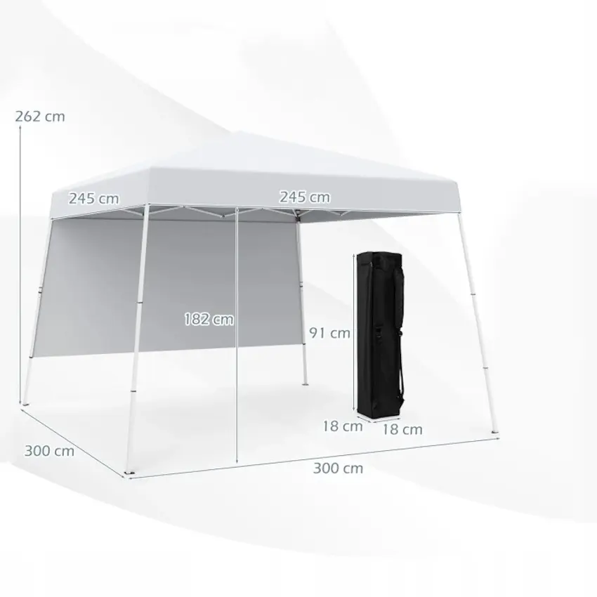 Садовый павильон Costway NP12556WH (White) - 2