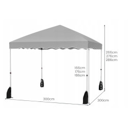 Садовый павильон Costway NP12557GR (Grey) Thumb