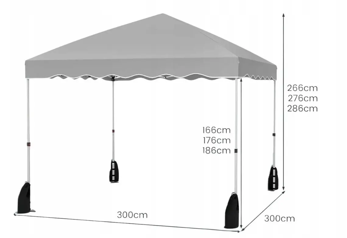 Садовый павильон Costway NP12557GR (Grey) - 2