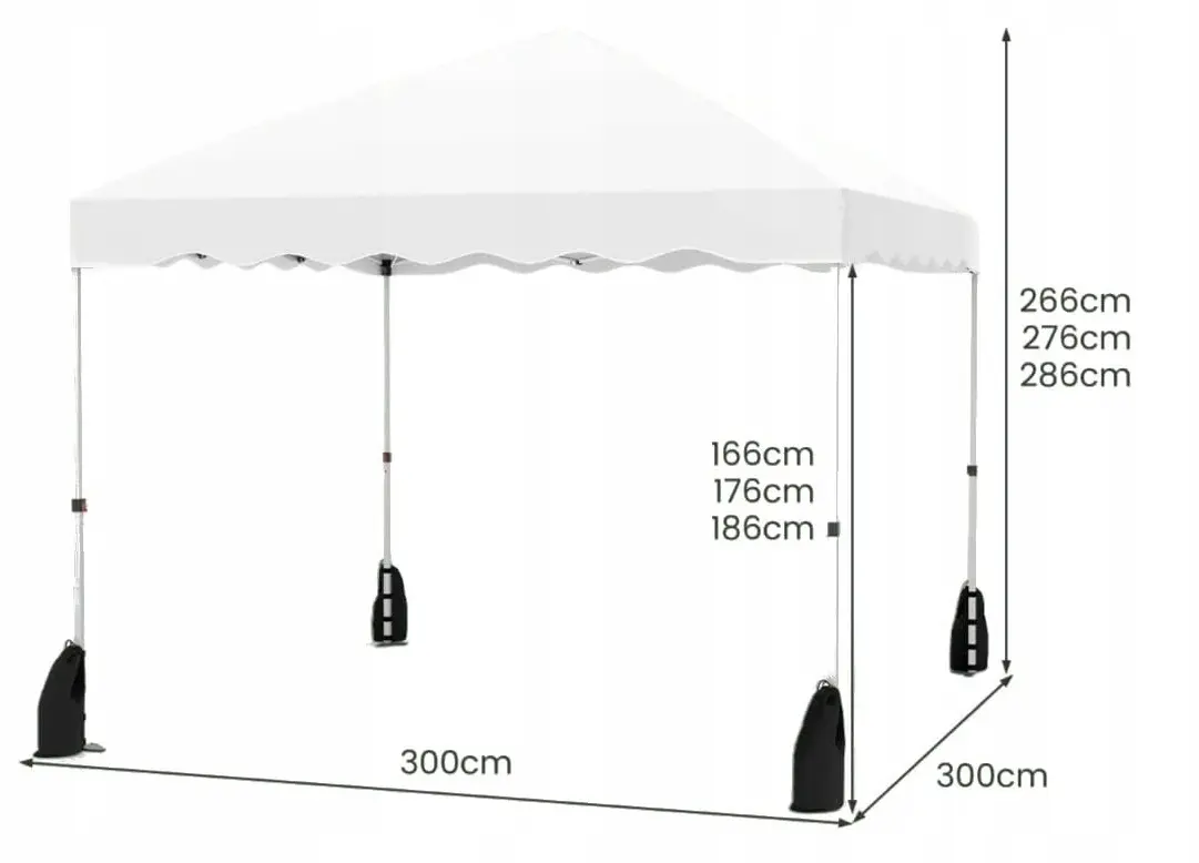 Садовый павильон Costway NP12557WH (White) - 2