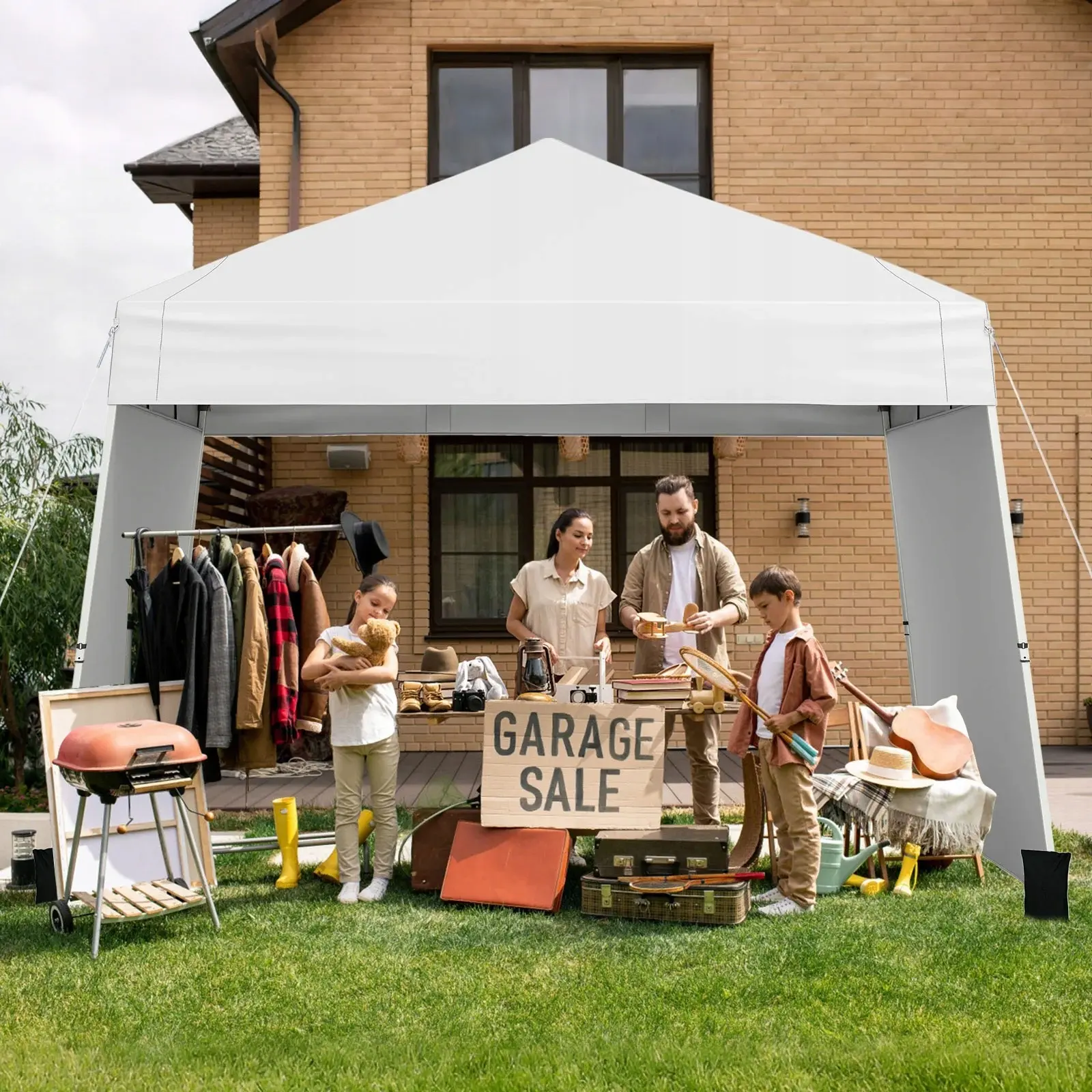 Садовый павильон Costway NP12558WH (White) - 4