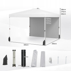 Садовый павильон Costway NP12559WH (White) Thumb