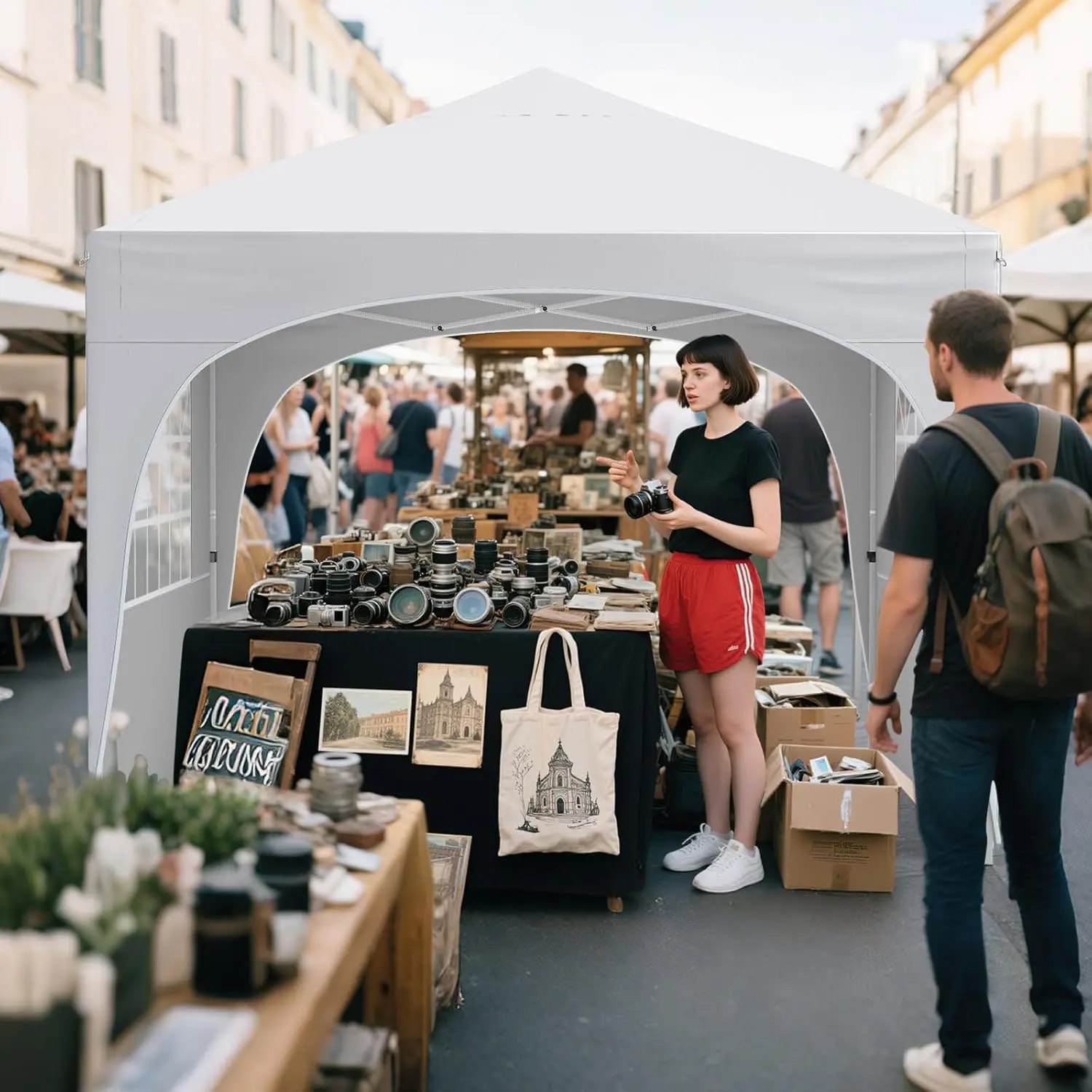 Садовый павильон Costway NP12561WH (White) - 3