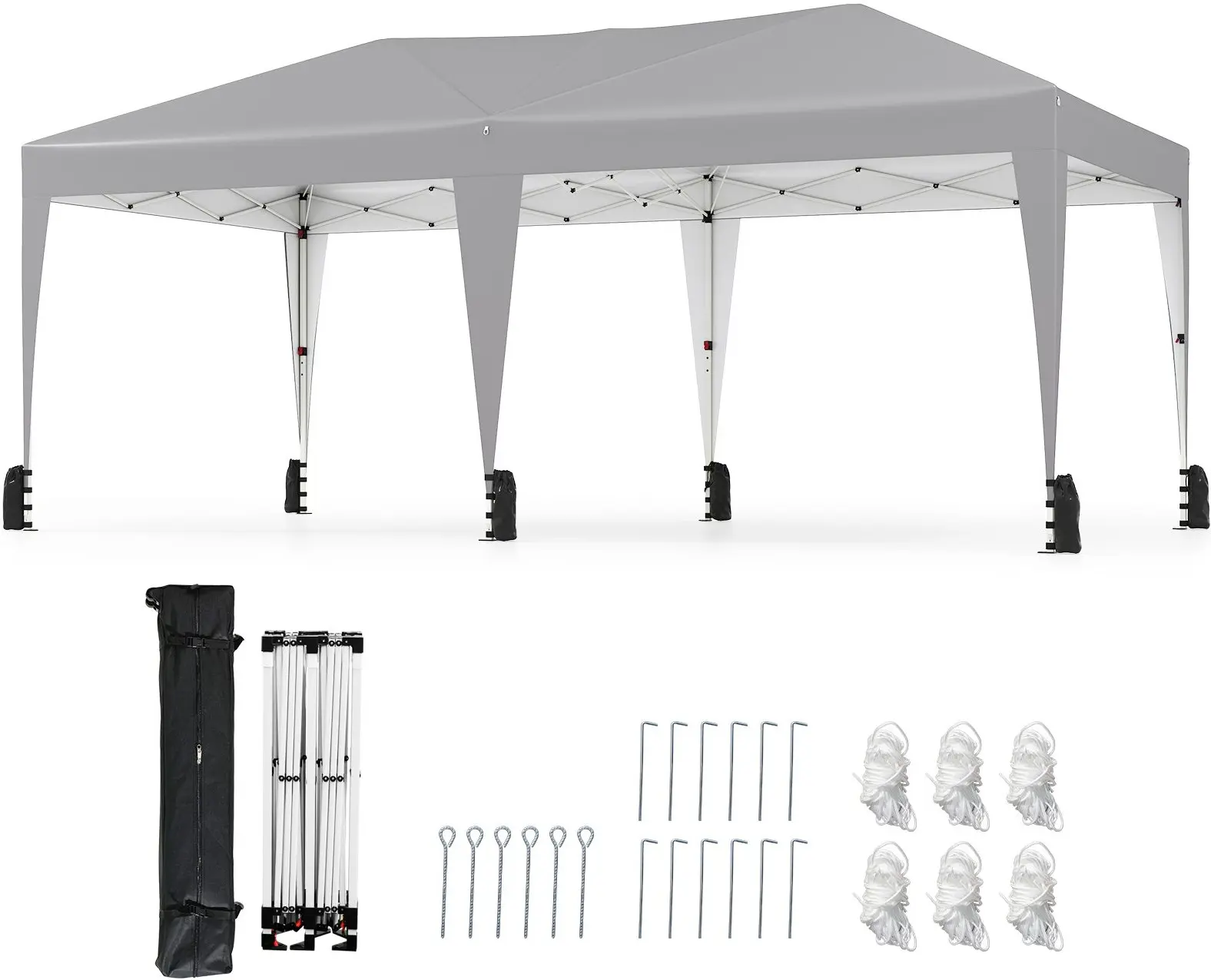 Pavilion de gradina Costway NP12562GR (Gray) - 2
