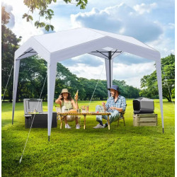 Pavilion de gradina Costway NP12593WH (White) Thumb