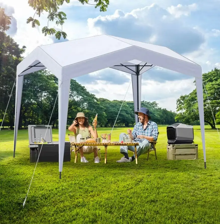 Pavilion de gradina Costway NP12593WH (White) - 4