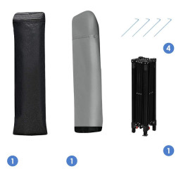 Pavilion de gradina Costway OP70298GR (Grey) Thumb