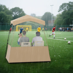 Pavilion de gradina Costway NP12775SA (Brown) Thumb